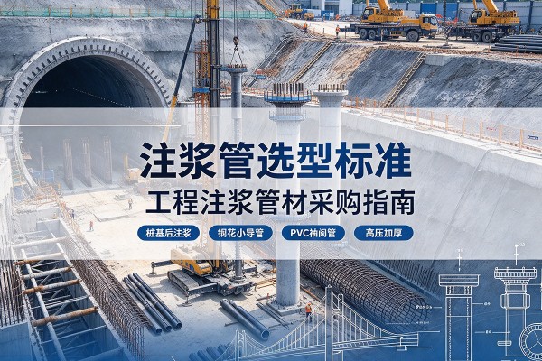 婺源注浆管选型标准