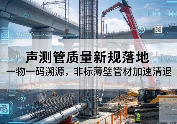 婺源声测管质量新规落地，一物一码溯源，非标薄壁管材加速清退