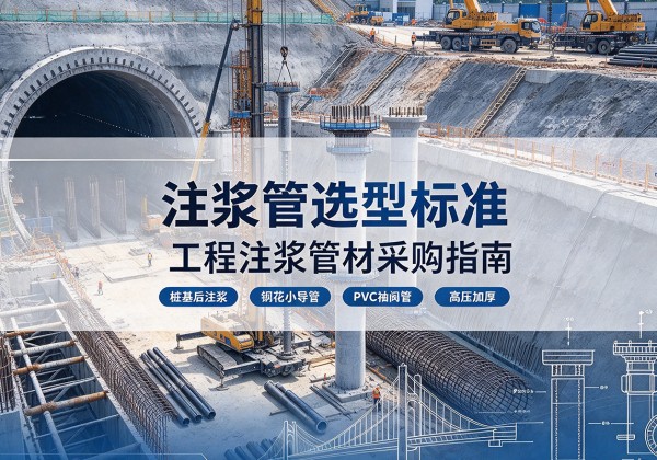 婺源注浆管选型标准